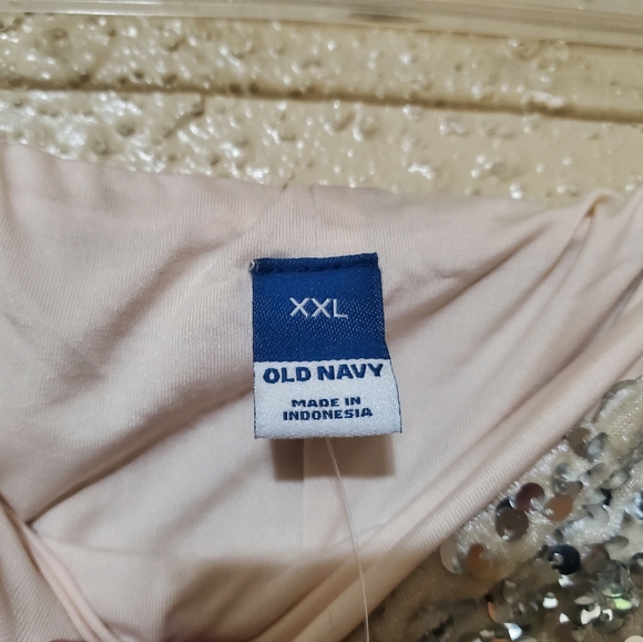 NWT Women's Old Navy Silver Sequin Thanksgiving / Christmas A-Line Maxi Skirt - Picture 15 of 16